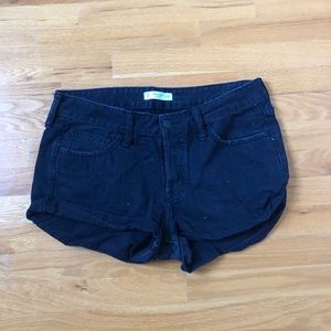 Abercrombie low waisted jean shorts
